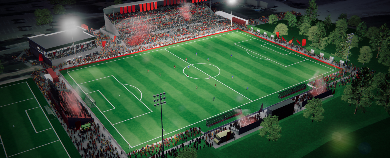 Boise Pro Soccer Stadium Rendering